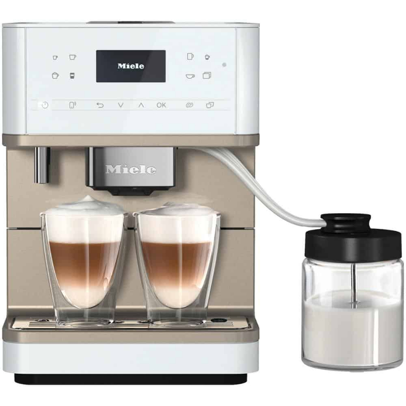 Máy pha cafe tự động Miele CM6360-White/CleanSteelMetallic